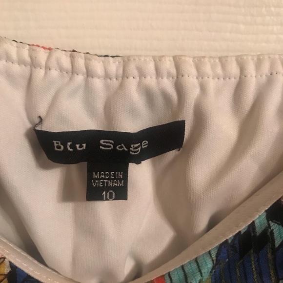 Blu Sage Ruffle Dress - Picture 4 of 6